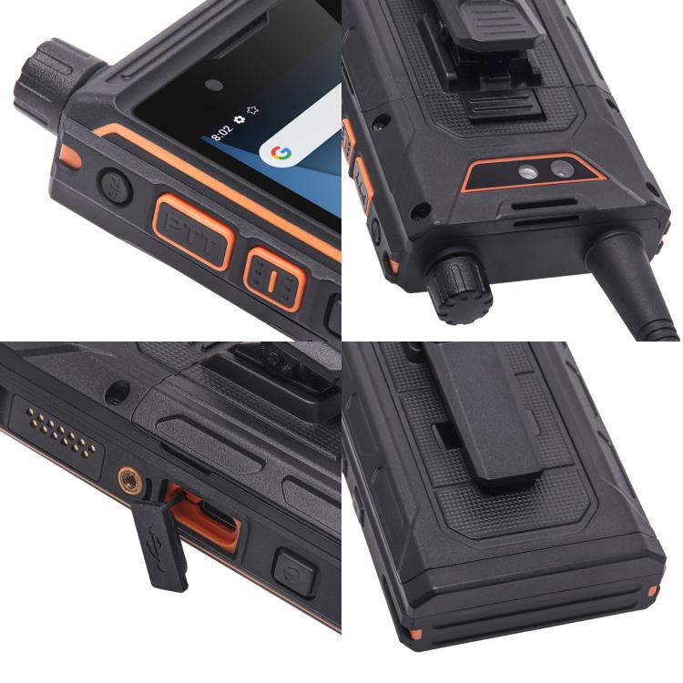 UNIWA P4 Plus UHF Walkie Talkie Rugged Phone, 4GB+64GB, 4.0 inch Android 14 MediaTek MT6765 Helio P35 Octa Core, Network: 4G (AU Plug)