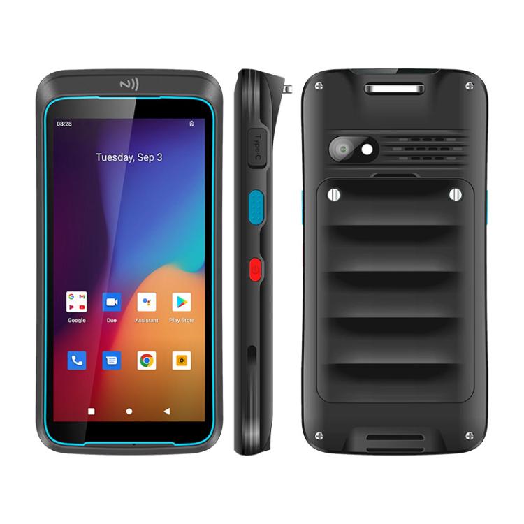 UNIWA V5N Barcode PDA Rugged Phone, 4GB+64GB, 5.5 inch Android 12 MediaTek MT6765 Helio P35 Octa Core, NFC, Network: 4G (UK Plug)