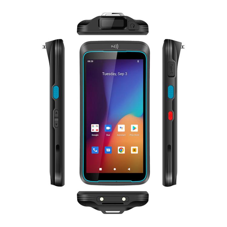UNIWA V5N Barcode PDA Rugged Phone, 4GB+64GB, 5.5 inch Android 12 MediaTek MT6765 Helio P35 Octa Core, NFC, Network: 4G (UK Plug)