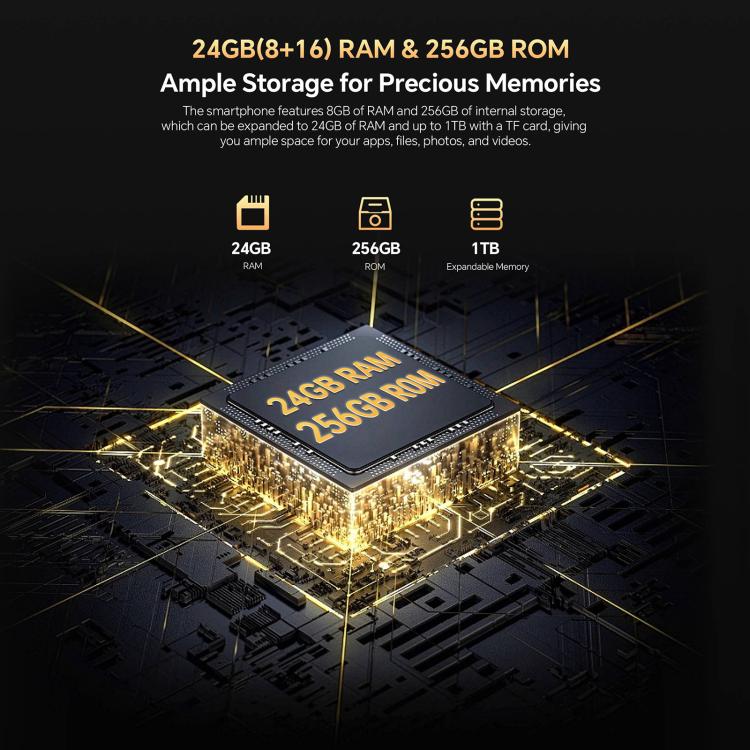 [HK Warehouse] Oukitel WP23 Plus Rugged Phone, 8GB+256GB, 6.52 inch Android 14.0Unisoc T606 Octa-core, NFC, OTG, Network: 4G (Orange)