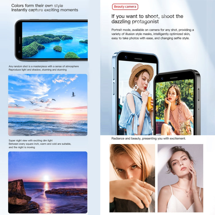 SOYES XS16, 2GB+16GB, 3.0 inch Android 10.0 MTK6737 Quad Core, Bluetooth, WiFi, Network: 4G, Dual SIM, Support Google Play Store (Purple)