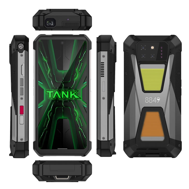 [HK Warehouse] Unihertz 8849 Tank 3S Night Vision Projector Rugged Phone, 12GB+256GB, 6.79 inch Android 14 Dimensity 8200 Octa Core, Network: 5G (Black)