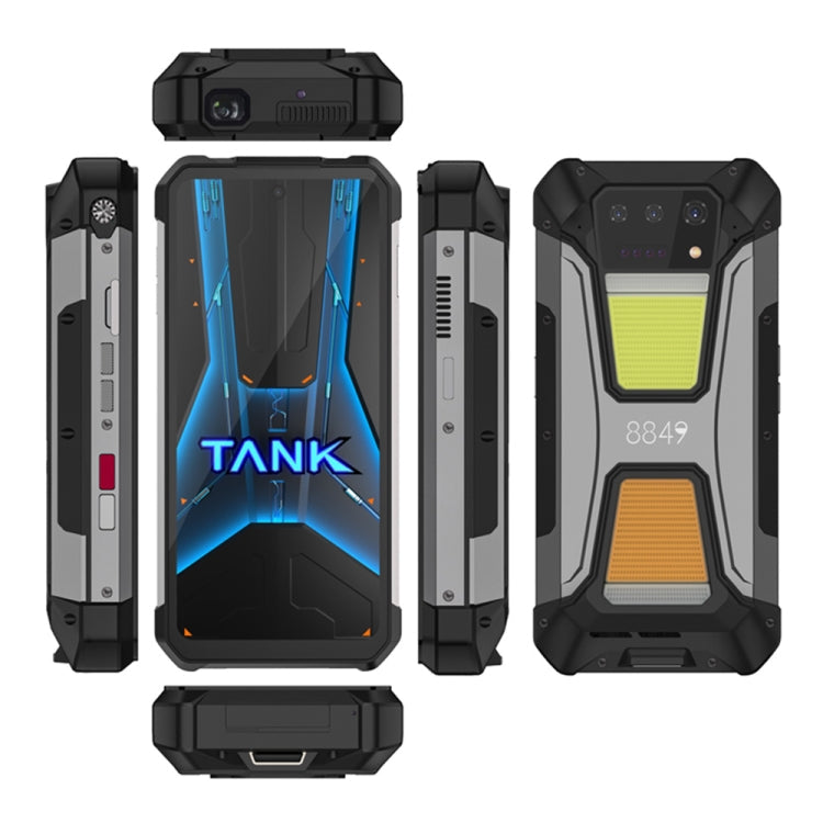 [HK Warehouse] Unihertz 8849 Tank 2 Pro Night Vision Projector Rugged Phone, 12GB+512GB, 6.79 inch Android 14 MTK6789 Octa Core, Network: 4G (Black)