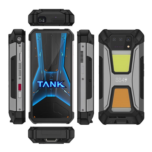 [HK Warehouse] Unihertz 8849 Tank 2 Pro Night Vision Projector Rugged Phone, 12GB+512GB, 6.79 inch Android 14 MTK6789 Octa Core, Network: 4G (Black)