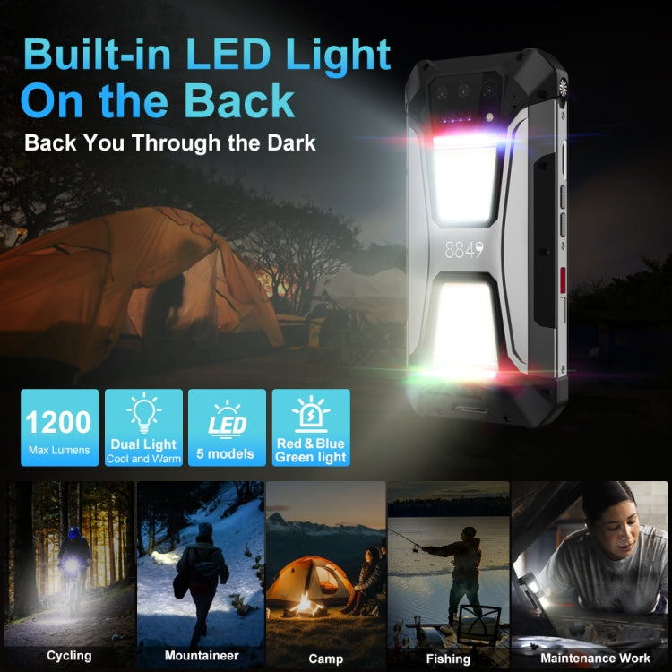 [HK Warehouse] Unihertz 8849 Tank 2 Pro Night Vision Projector Rugged Phone, 12GB+512GB, 6.79 inch Android 14 MTK6789 Octa Core, Network: 4G (Black)
