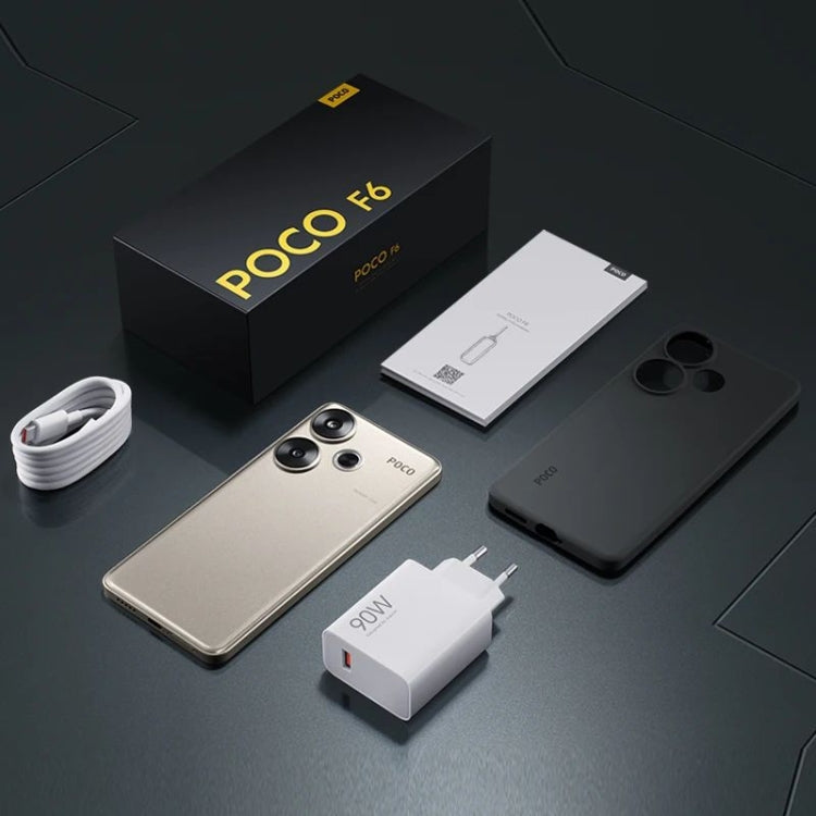 [HK Warehouse] Xiaomi POCO F6 Global, 8GB+256GB, In-screen Fingerprint, 6.67 inch Xiaomi HyperOS Snapdragon 8s Gen 3 Octa Core 3.0GHz, NFC, Network: 5G (Black)