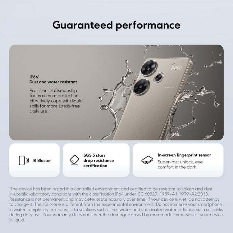 [HK Warehouse] Xiaomi POCO F6 Global, 12GB+512GB, In-screen Fingerprint, 6.67 inch Xiaomi HyperOS Snapdragon 8s Gen 3 Octa Core 3.0GHz, NFC, Network: 5G (Green)
