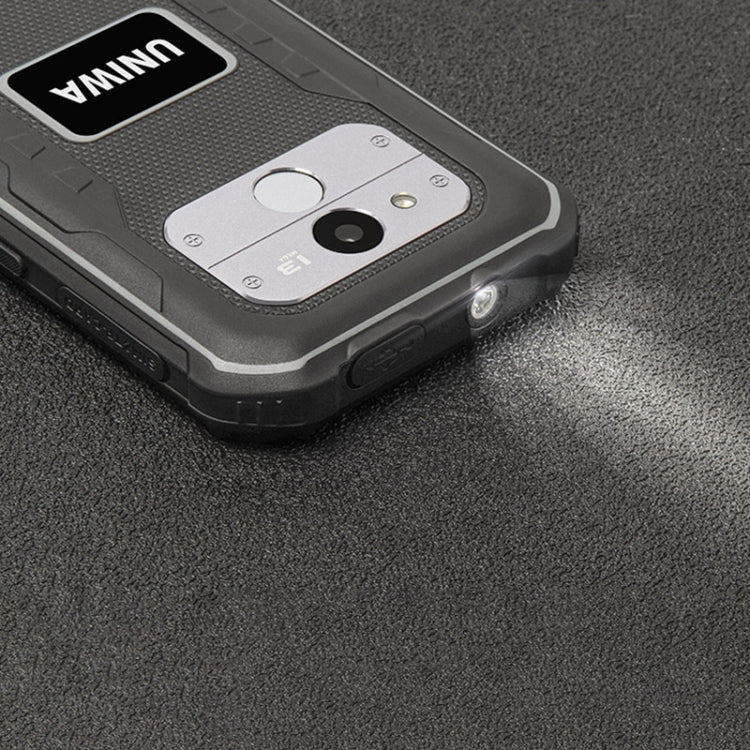 UNIWA F963 Pro Rugged Smart Phone, 4GB+64GB, 5.5 inch Android 13, Unisoc T606 Octa Core, NFC, Fingerprint Unlock, 4G Network, UK Plug (Black Grey)