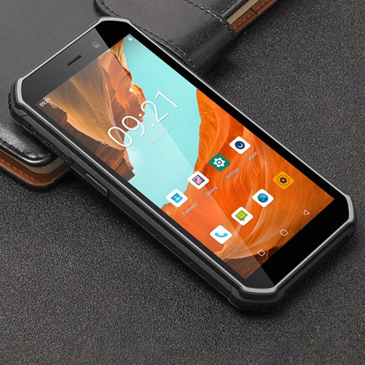 UNIWA F963 Pro Rugged Smart Phone, 4GB+64GB, 5.5 inch Android 13, Unisoc T606 Octa Core, NFC, Fingerprint Unlock, 4G Network, UK Plug (Black Grey)