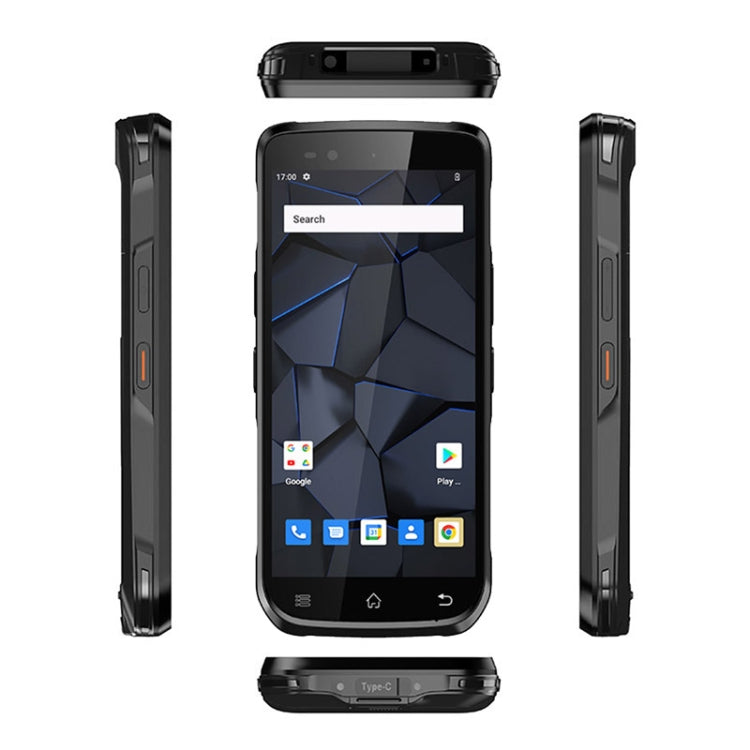 UNIWA M600 IP67 Rugged Phone, 4GB+64GB, 6 inch Android 12, MediaTek MT6762 Octa Core, Network: 4G, AU Plug (Black)
