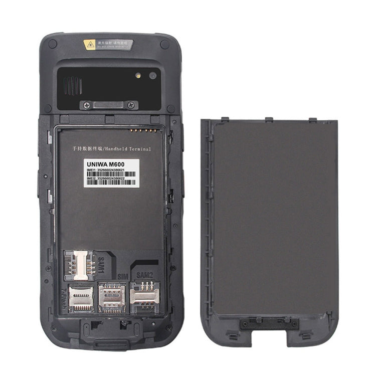 UNIWA M600 IP67 Rugged Phone, 4GB+64GB, 6 inch Android 12, MediaTek MT6762 Octa Core, Network: 4G, AU Plug (Black)