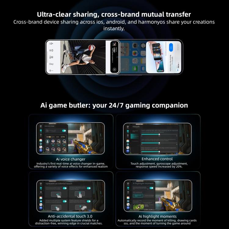 Honor WIN RT, 12GB+512GB, 3D Ultrasonic Fingerprint, 10000mAh Battery, 6.83 inch MagicOS 10.0 / Android 16 Snapdragon 8 Elite Octa Core, Network: 5G, NFC, OTG, 12GB+512GB