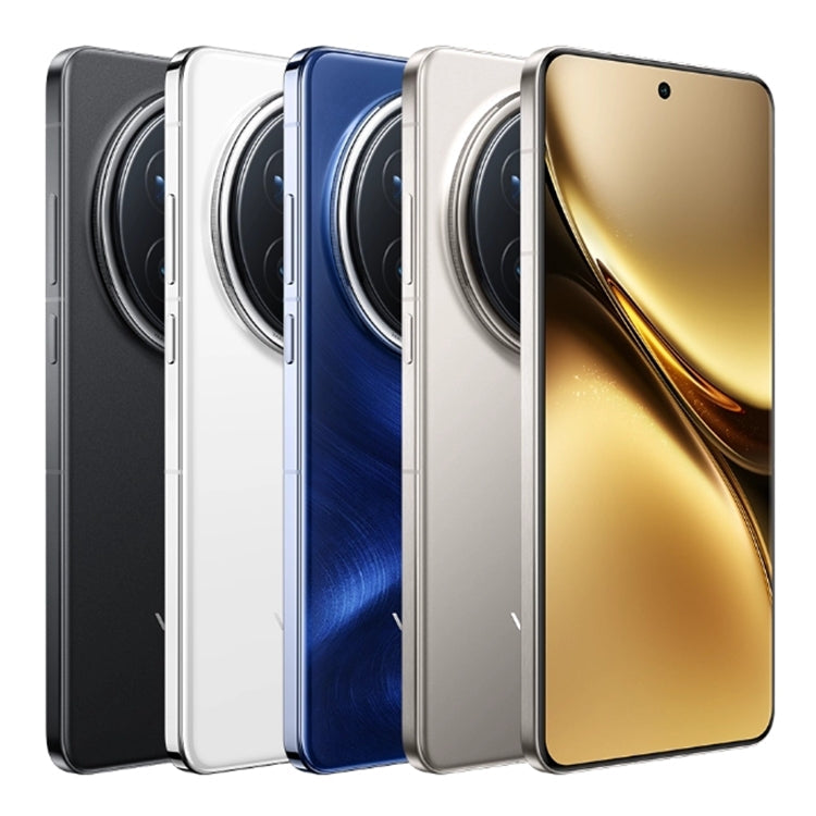 vivo X200 Pro, 16GB+512GB, Face ID / Screen Fingerprint Identification, 6.78 inch Android 15 Dimensity 9400 Octa Core, OTG, NFC, Network: 5G, Support Google Play (White)