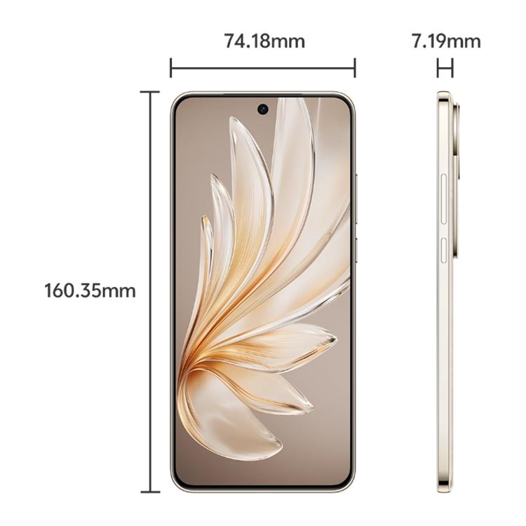 vivo S20, 12GB+512GB, Face ID / Screen Fingerprint Identification, 6.67 inch Android 15 Snapdragon 7 Gen 3 Octa Core, OTG, NFC, Network: 5G (Gold)