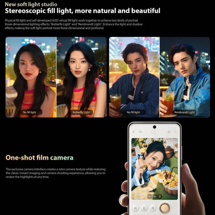 vivo S20, 12GB+512GB, Face ID / Screen Fingerprint Identification, 6.67 inch Android 15 Snapdragon 7 Gen 3 Octa Core, OTG, NFC, Network: 5G (Black)
