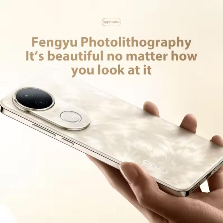 vivo S20, 12GB+512GB, Face ID / Screen Fingerprint Identification, 6.67 inch Android 15 Snapdragon 7 Gen 3 Octa Core, OTG, NFC, Network: 5G (Gold)