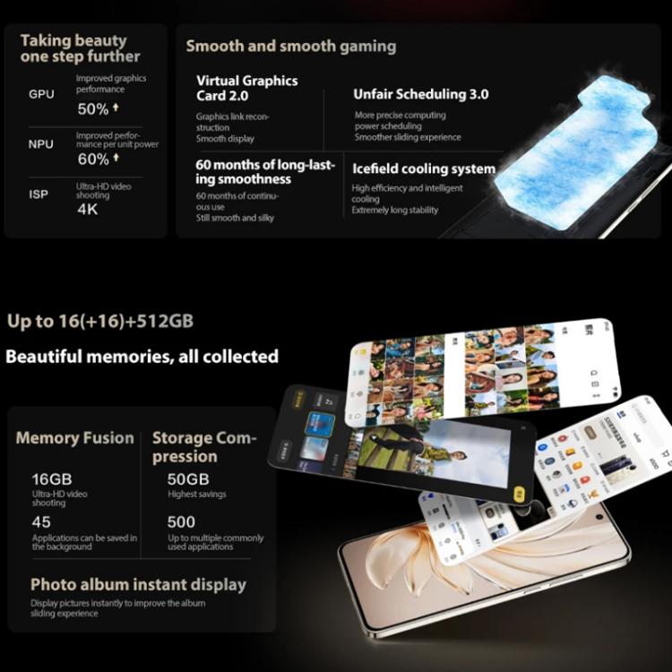 vivo S20, 16GB+512GB, Face ID / Screen Fingerprint Identification, 6.67 inch Android 15 Snapdragon 7 Gen 3 Octa Core, OTG, NFC, Network: 5G (Gold)