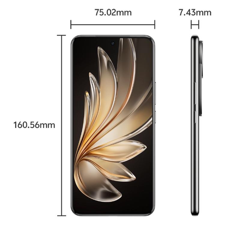 vivo S20 Pro, 16GB+512GB, Face ID / Screen Fingerprint Identification, 6.67 inch Android 15 Dimensity 9300+ Octa Core, OTG, NFC, Network: 5G (Black)