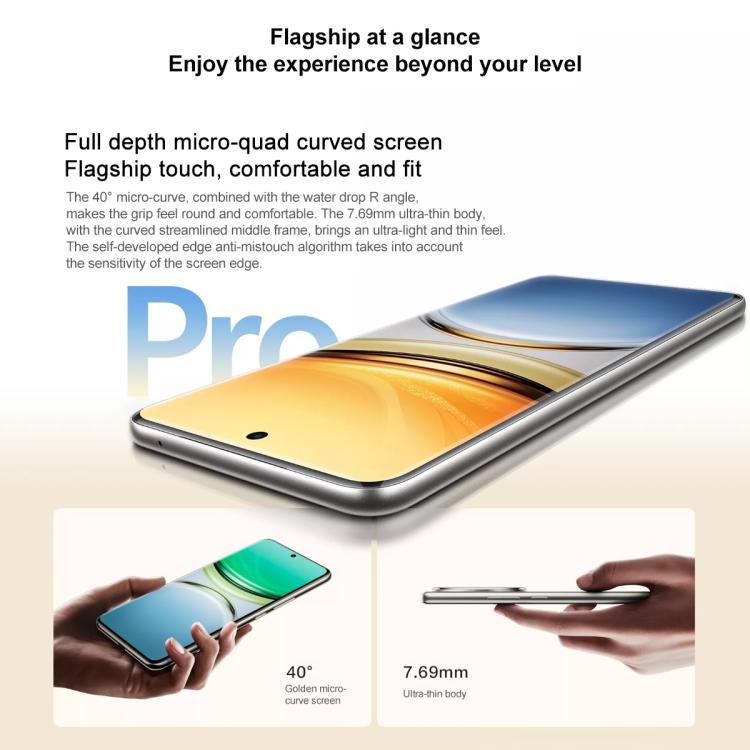 vivo Y300 Pro, 8GB+128GB, Face ID / Screen Fingerprint Identification, 6.77 inch Android 14 OriginOS 4 Snapdragon 6 Gen 1 Octa Core, OTG, Network: 5G (White)