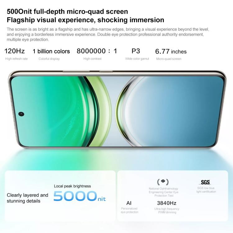 vivo Y300 Pro, 8GB+128GB, Face ID / Screen Fingerprint Identification, 6.77 inch Android 14 OriginOS 4 Snapdragon 6 Gen 1 Octa Core, OTG, Network: 5G (Black)