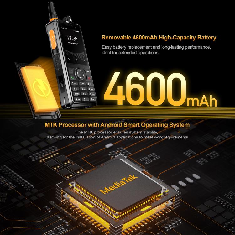UNIWA F41 Rugged Phone, 1GB+8GB, 2.4 inch MediaTek MT6739 Quad Core,  4600mAh Battery, 21 Keys, Network: 4G (Black)