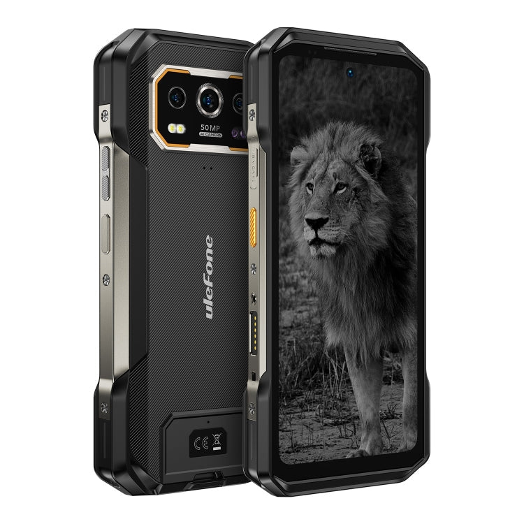 [HK Warehouse] Ulefone Armor 27 Pro Rugged Phone, 12GB+256GB, Night Vision, 10600mAh, 6.78 inch Android 14 MediaTek Dimensity 6300 Octa Core, Network: 5G, NFC (Black)