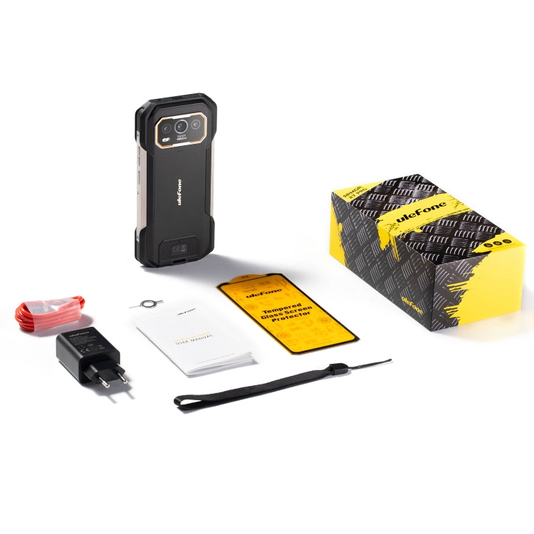 [HK Warehouse] Ulefone Armor 27 Pro Rugged Phone, 12GB+256GB, Night Vision, 10600mAh, 6.78 inch Android 14 MediaTek Dimensity 6300 Octa Core, Network: 5G, NFC (Black)