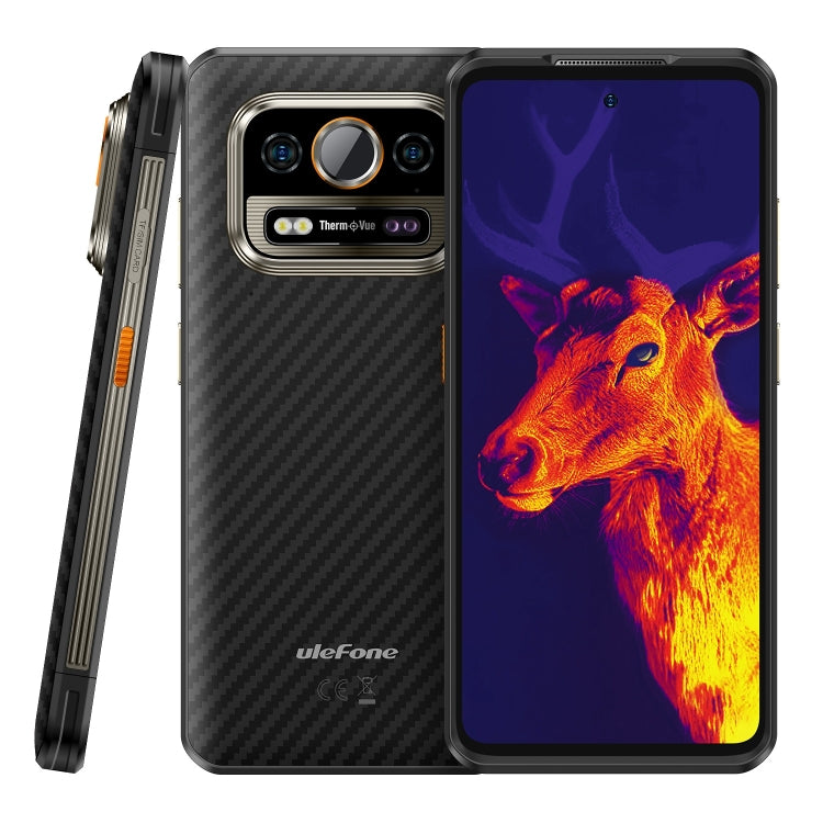 [HK Warehouse] Ulefone Armor 25T Rugged Phone, 6GB+256GB, Thermal Imaging, 6.78 inch Android 14 MediaTek Helio G99 Octa Core, Network: 4G, NFC, OTG (Black)