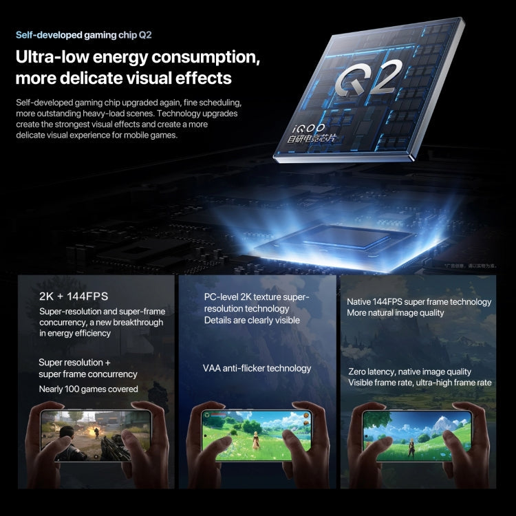 vivo iQOO 13, 12GB+512GB, Face ID / Screen Fingerprint Identification, 6.82 inch Android 15 OriginOS 5 Snapdragon 8 Elite Octa Core, OTG, NFC, Network: 5G, Support Google Play (Grey)