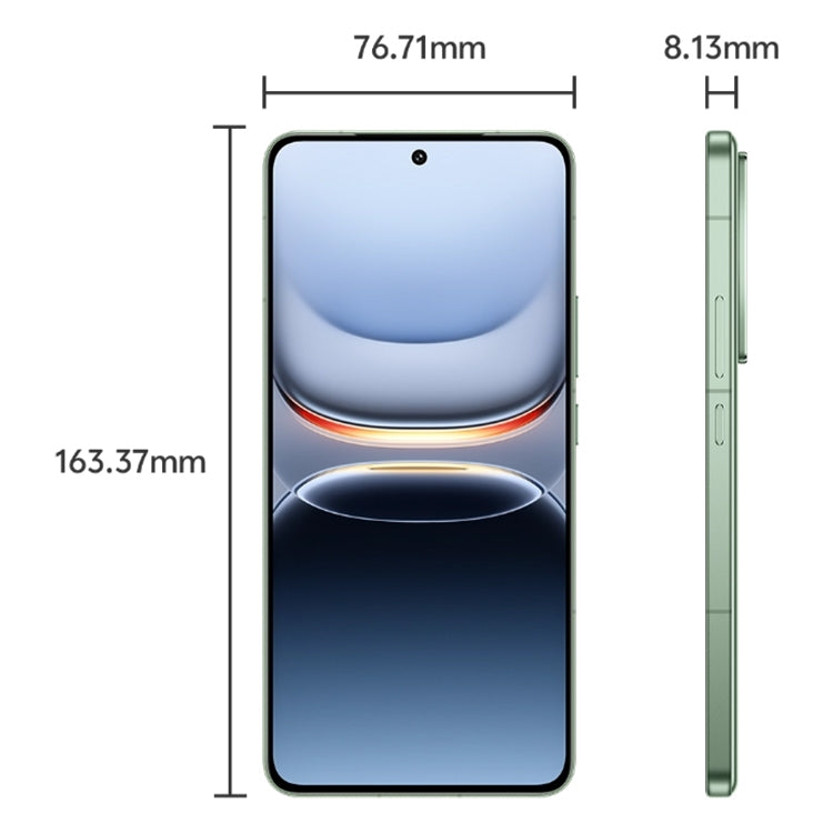 vivo iQOO 13, 16GB+256GB, Face ID / Screen Fingerprint Identification, 6.82 inch Android 15 OriginOS 5 Snapdragon 8 Elite Octa Core, OTG, NFC, Network: 5G, Support Google Play (Green)
