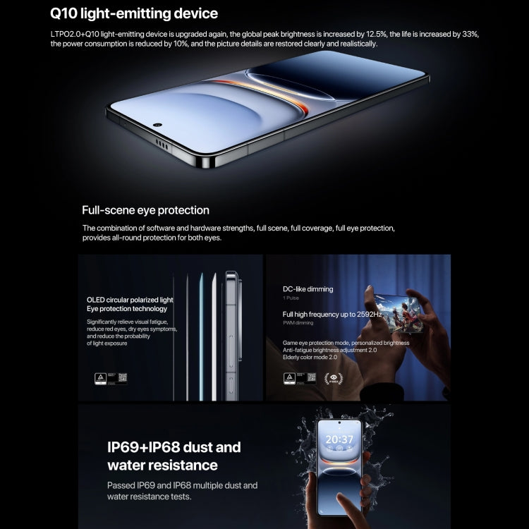 vivo iQOO 13, 16GB+512GB, Face ID / Screen Fingerprint Identification, 6.82 inch Android 15 OriginOS 5 Snapdragon 8 Elite Octa Core, OTG, NFC, Network: 5G, Support Google Play (White)