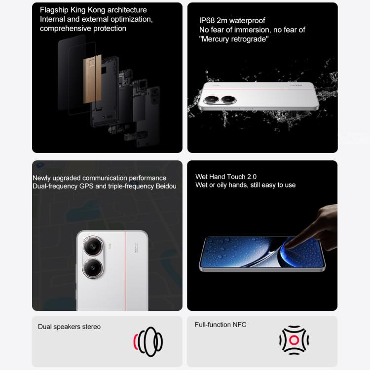 Xiaomi REDMI Turbo 4, 16GB+256GB, 6.67 inch Xiaomi HyperOS 2 Dimensity 8400-Ultra Octa Core 3.0GHz, NFC, Network: 5G (White)
