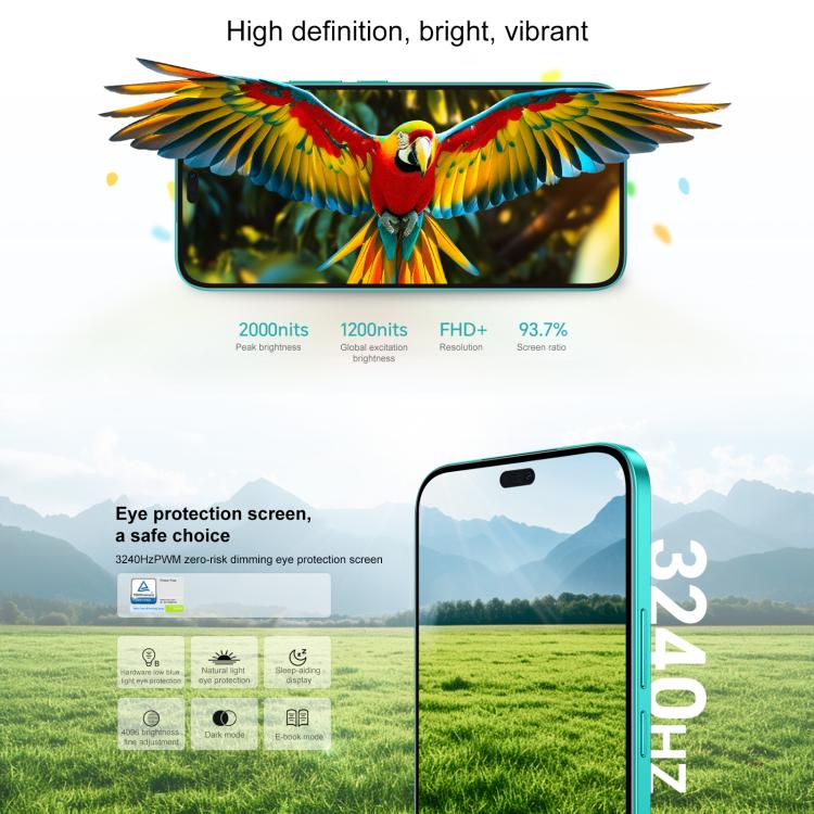 Honor Play9T Pro, 8GB+256GB, Screen Fingerprint, 6.7 inch MagicOS 8.0 Android 14.0 Dimensity 6080 Octa Core, Network: 5G, OTG, Not Support Google Play (Black)