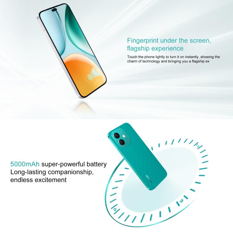 Honor Play9T Pro, 8GB+256GB, Screen Fingerprint, 6.7 inch MagicOS 8.0 Android 14.0 Dimensity 6080 Octa Core, Network: 5G, OTG, Not Support Google Play (Green)