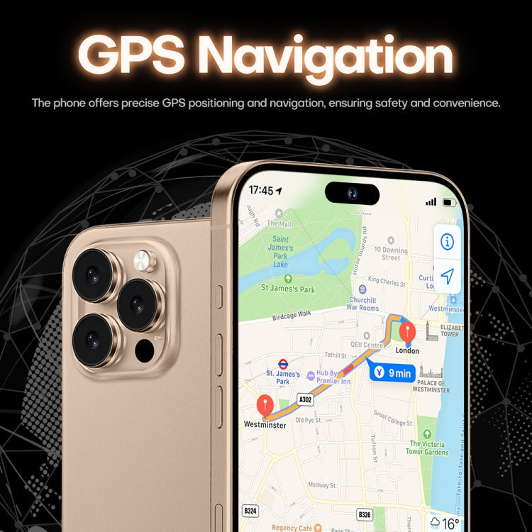 i16 Pro Max / A08A, 3GB+64GB, 6.73 inch Screen, Face Identification, Android 8.1 MTK6753 Octa Core, Network: 4G, Dual SIM, US Plug, i16 Pro Max / A08A, US Plug