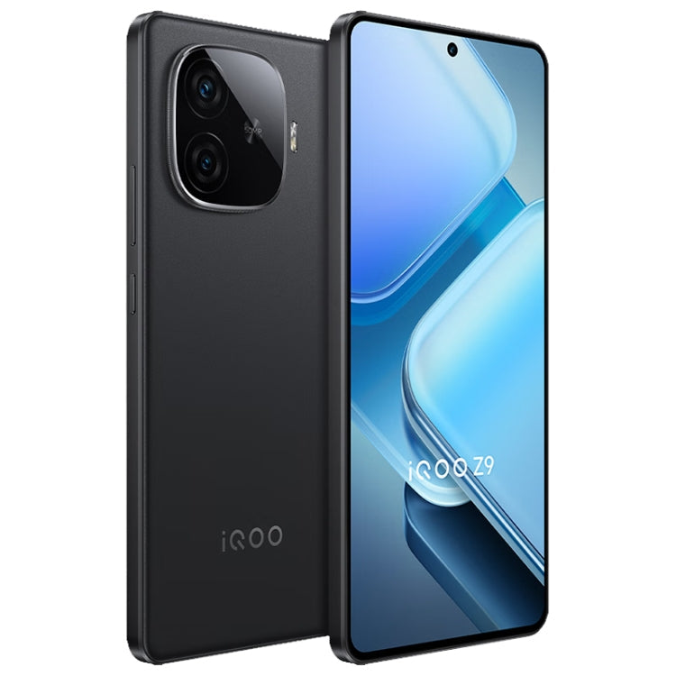 vivo iQOO Z9, Dual Back Cameras, 8GB+128GB, Face ID Screen Fingerprint Identification, 6.78 inch Android 14.0 OriginOS 4 Snapdragon 7 Gen 3 Octa Core 2.63GHz, OTG, NFC, Network: 5G, Support Google Play (Black)