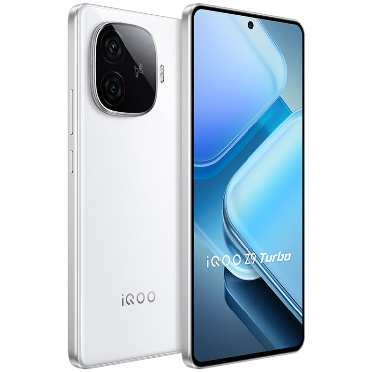 vivo iQOO Z9 Turbo, Dual Back Cameras, 12GB+256GB, Face ID Screen Fingerprint Identification, 6.78 inch Android 14.0 OriginOS 4 Snapdragon 8s Gen 3 Octa Core 3.0GHz, OTG, NFC, Network: 5G, Support Google Play (White)