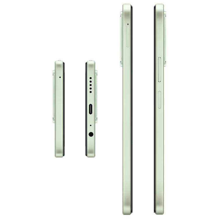 vivo iQOO Z9x, Dual Back Cameras, 12GB+256GB, Face ID Screen Fingerprint Identification, 6.72 inch Android 14.0 OriginOS 4 Snapdragon 6 Gen 1 Octa Core 2.2GHz, OTG, Network: 5G, Support Google Play (Light Green)