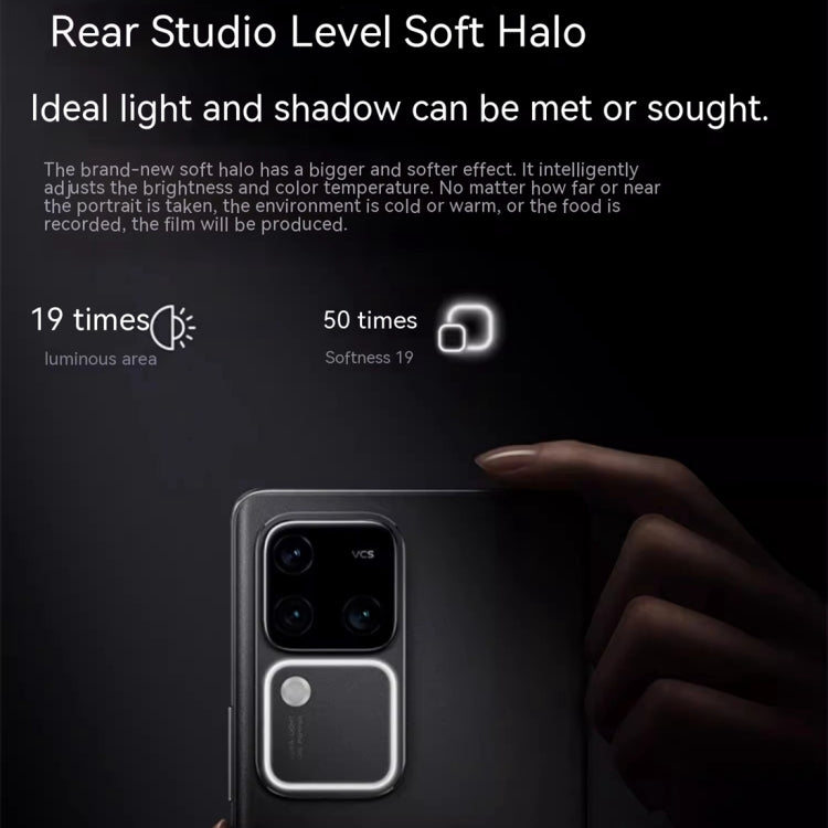 vivo S18 Pro, Triple Back Cameras, 12GB+512GB, Face ID Screen Fingerprint Identification, 6.78 inch Android 14.0 OriginOS 4 Dimensity 9200+ Octa Core 3.35GHz, OTG, NFC, Network: 5G, Support Google Play (Black)
