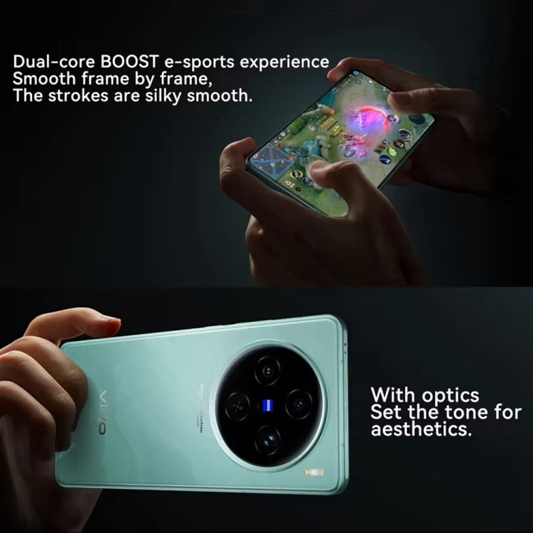 vivo X100s, Triple Back Cameras, 16GB+512GB, Face ID / Fingerprint Identification, 6.78 inch Android 14 OriginOS 4 Dimensity 9300+ Octa Core, OTG, NFC, Network: 5G, Support Google Play (White)