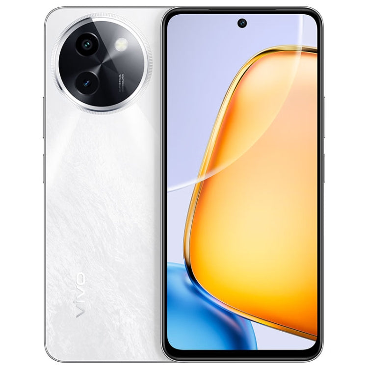 vivo Y200i, Dual Back Cameras, 12GB+512GB, Face ID Screen Fingerprint Identification, 6.72 inch Android 14.0 OriginOS 4 Snapdragon 4 Gen 2 Octa Core 2.2GHz, OTG, Network: 5G, Support Google Play (White)
