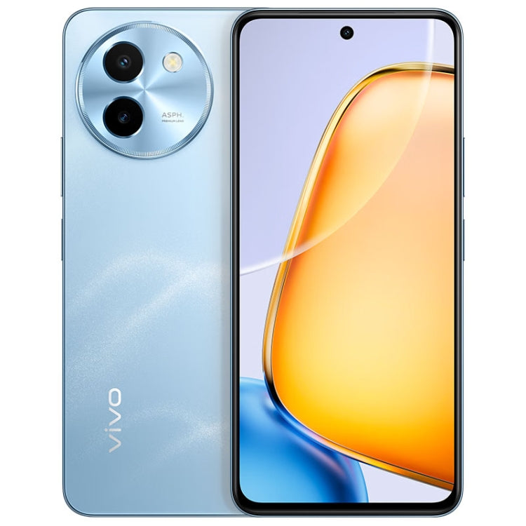 vivo Y200t, Dual Back Cameras, 8GB+128GB, Face ID Screen Fingerprint Identification, 6.72 inch Android 14.0 OriginOS 4 Snapdragon 6 Gen 1 Octa Core 2.2GHz, OTG, Network: 5G, Support Google Play (Blue)
