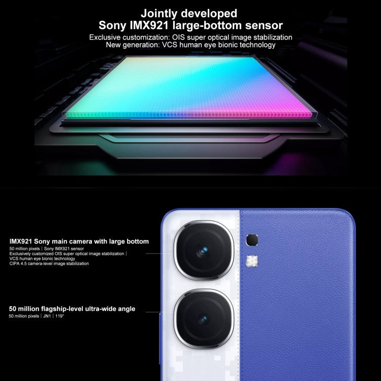 vivo iQOO Neo9S Pro+, 12GB+256GB, Face ID & Ultrasonic 3D Fingerprint Identification, 6.78 inch Android 14 OriginOS 4 Snapdragon 8 Gen 3 Octa Core 2.63GHz, OTG, NFC, Network: 5G, Support Google Play (Black)