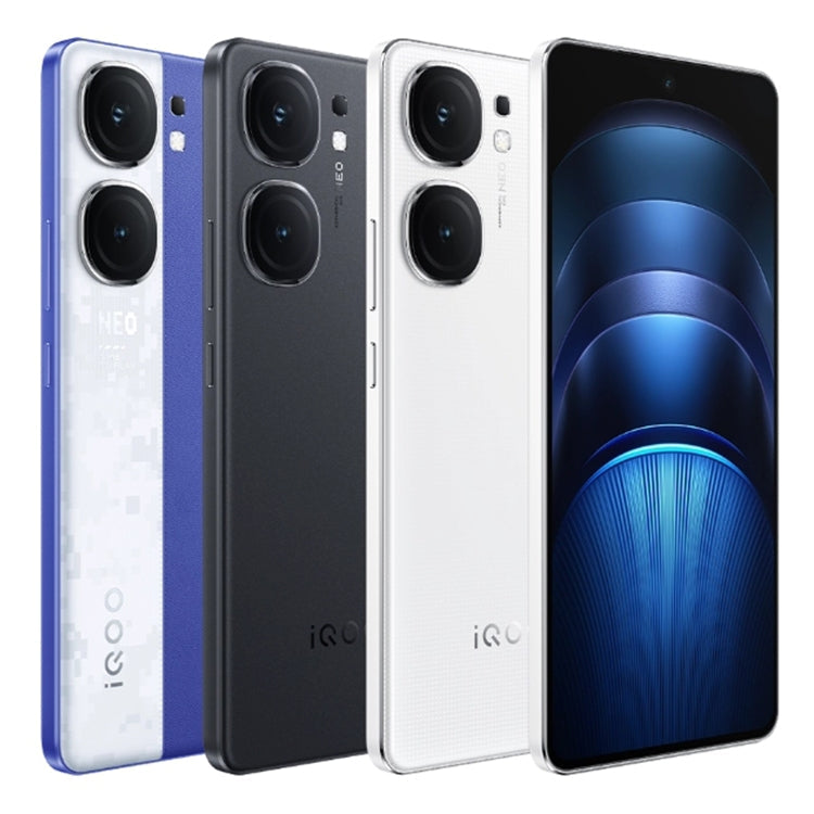vivo iQOO Neo9S Pro+,  12GB+512GB, Face ID & Ultrasonic 3D Fingerprint Identification, 6.78 inch Android 14 OriginOS 4 Snapdragon 8 Gen 3 Octa Core 2.63GHz, OTG, NFC, Network: 5G, Support Google Play (White)