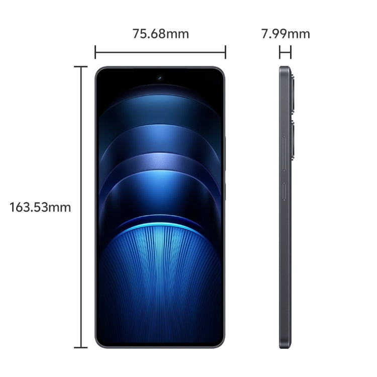 vivo iQOO Neo9S Pro+, 16GB+512GB, Face ID & Ultrasonic 3D Fingerprint Identification, 6.78 inch Android 14 OriginOS 4 Snapdragon 8 Gen 3 Octa Core 2.63GHz, OTG, NFC, Network: 5G, Support Google Play (Black)