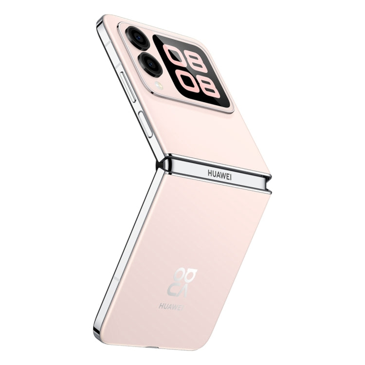 Huawei nova Flip, 12GB+256GB, Side Fingerprint Identification, 6.94 inch + 2.14 inch HarmonyOS 4.2 Octa Core, NFC, OTG, Not Support Google Play (Pink)