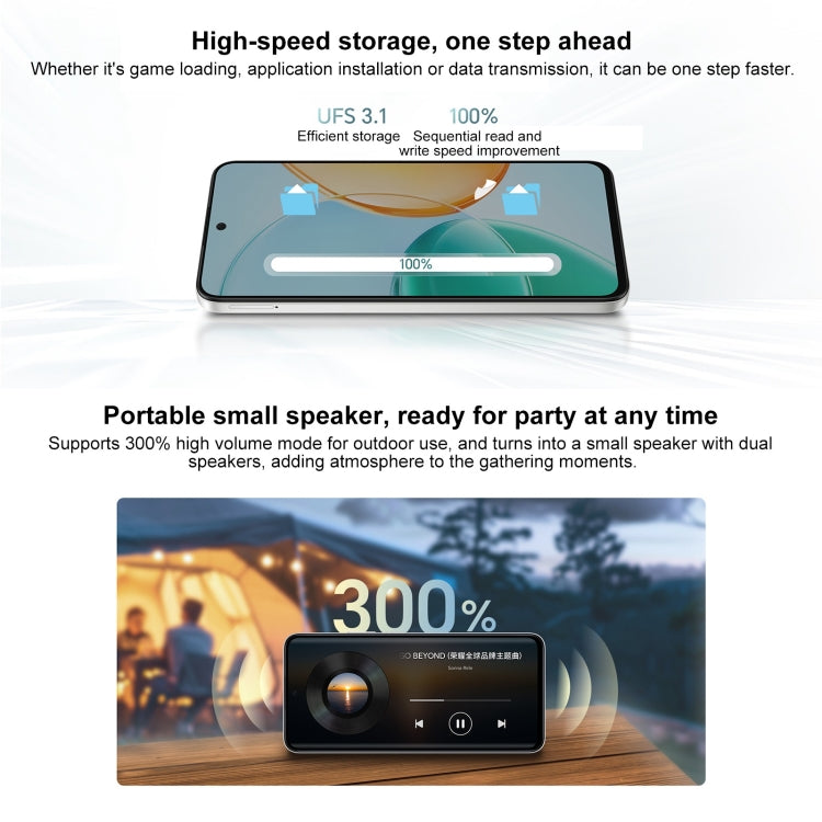 Honor Play9T 5G, 12GB+256GB, 6.77 inch MagicOS 8.0 Qualcomm Snapdragon 4 Gen2 Octa Core up to 2.2GHz, Network: 5G, OTG, Not Support Google Play (Green)