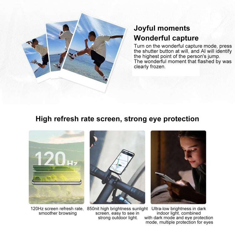 Honor Play9T 5G, 12GB+256GB, 6.77 inch MagicOS 8.0 Qualcomm Snapdragon 4 Gen2 Octa Core up to 2.2GHz, Network: 5G, OTG, Not Support Google Play (White)