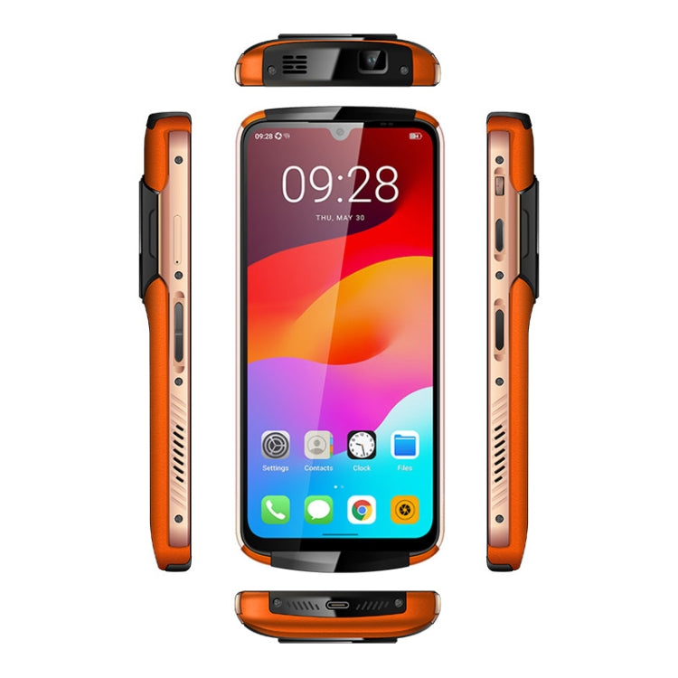 UNIWA PJ001 Projector Phone, 8GB+256GB, 6.72 inch Android 12 Mediatek MT8788WA Octa Core, Network: 4G (Orange)