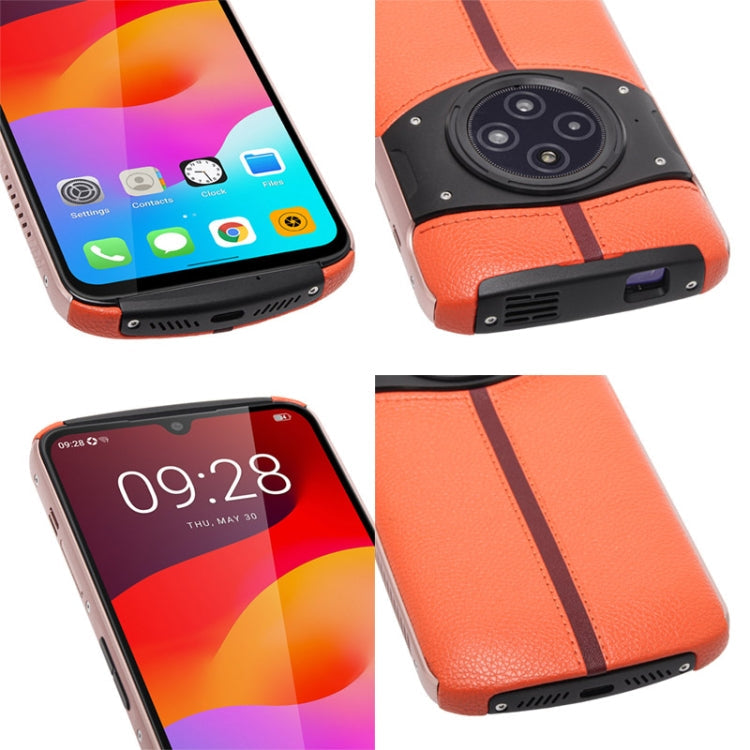 UNIWA PJ001 Projector Phone, 8GB+256GB, 6.72 inch Android 12 Mediatek MT8788WA Octa Core, Network: 4G (Orange)